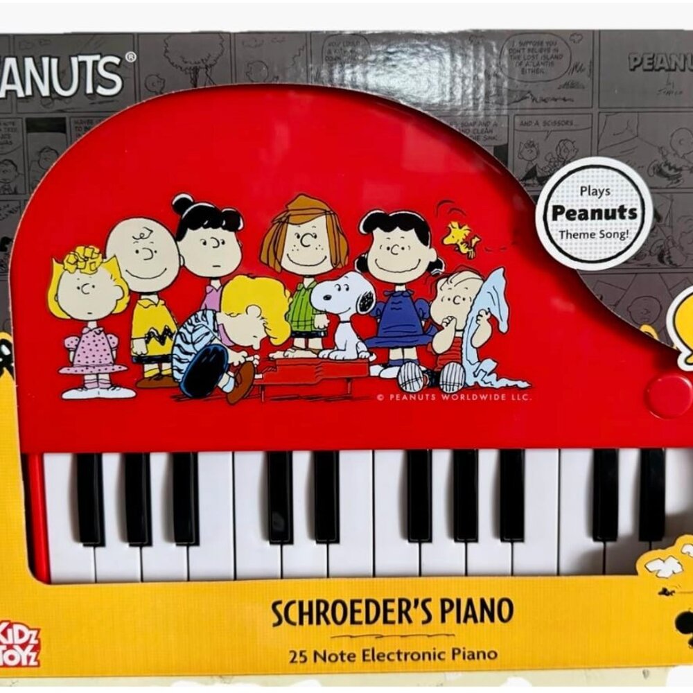 Peanuts Schroeder 25 Note Grand Piano, Musical Instrument Toy
